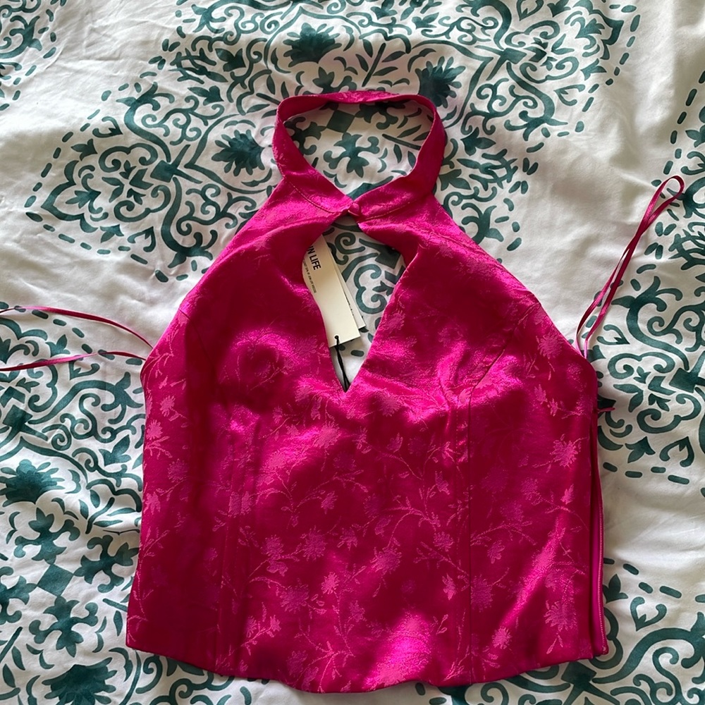 Zara pink top XS